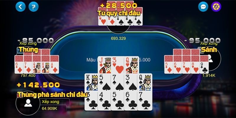 Người chơi cần hiểu rõ các liên kết có thể xuất hiện trong game Mậu Binh